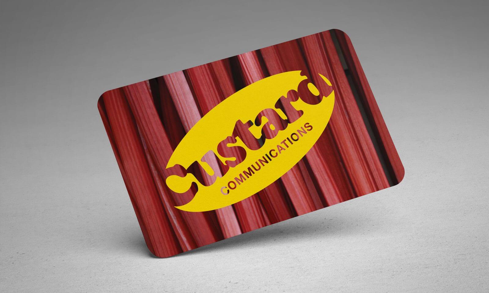 Custard business card