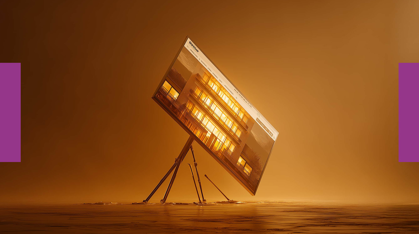 Monitor about to fall