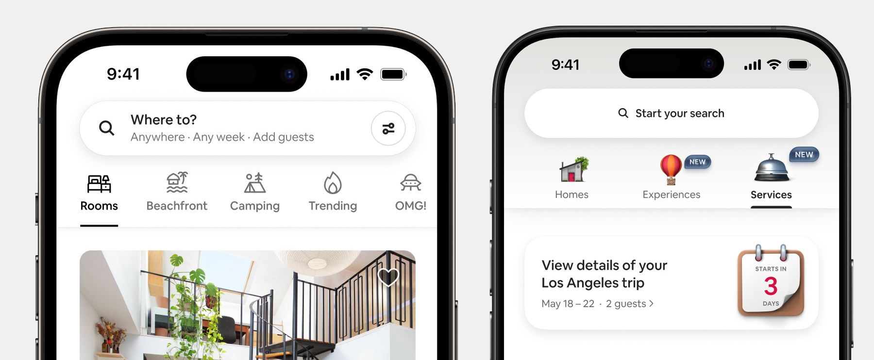 Airbnb painterly icons showing skeuomorphic shift in modern UI design.